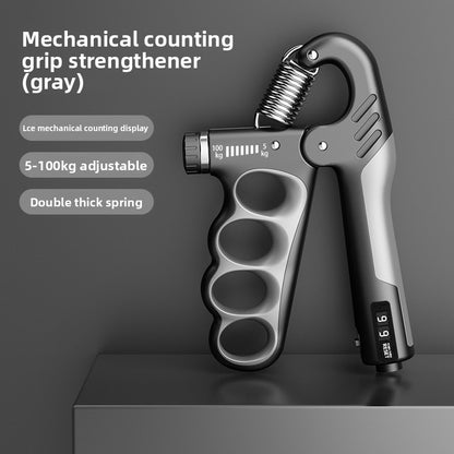 Mechanical Adjustable counting grip strength tester