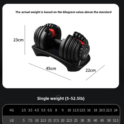 Automatic Adjustable Dumbbell Set