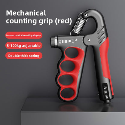 Mechanical Adjustable counting grip strength tester