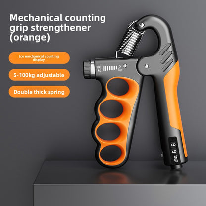 Mechanical Adjustable counting grip strength tester