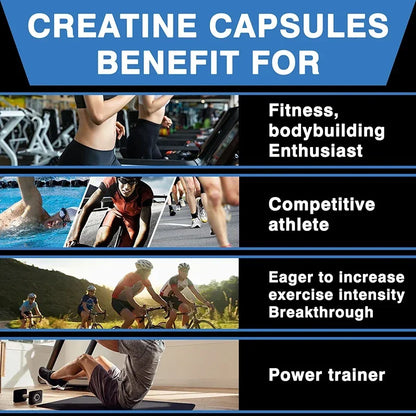 Creatine Monohydrate - Improves Energy and Endurance, Increases Muscle Mass, and Athletic Performance
