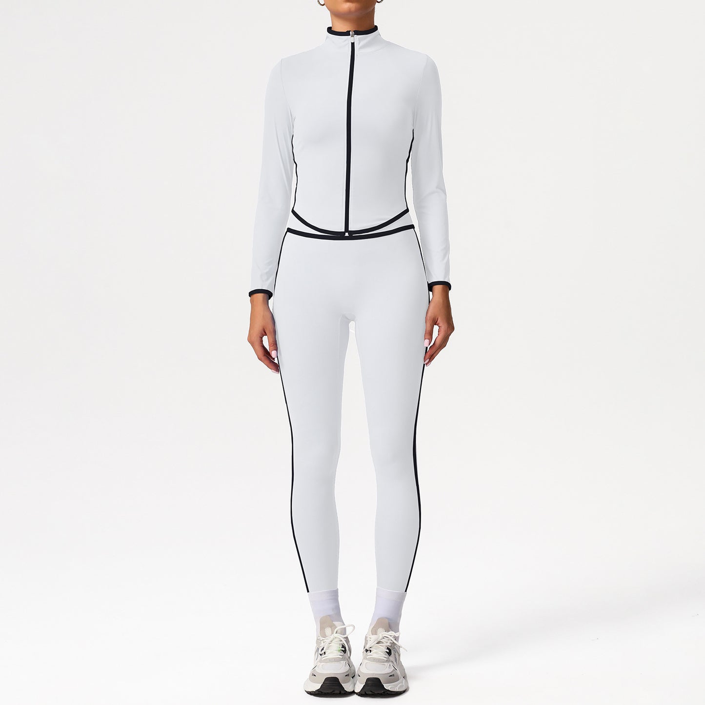 High-waist design running fitness Quick-dry yoga outfits Bra and shorts or Bra and pants set