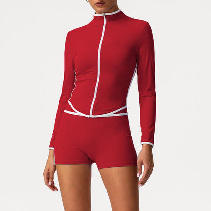 High-waist design running fitness Quick-dry yoga outfits Bra and shorts or Bra and pants set